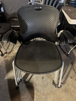Herman Miller Caper Black Chairs 4 Available 