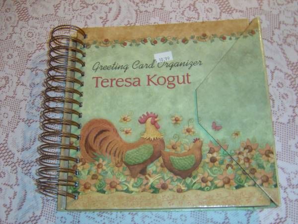 Brand new greeting card organizer