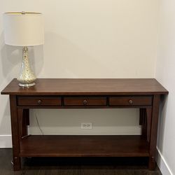 Wood entryway / console table for living room, hallway, bedroom