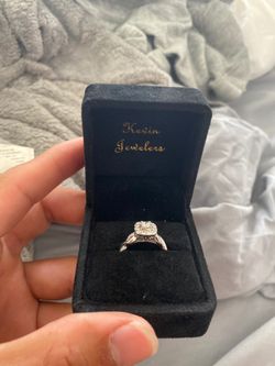 Princess cut ring from Kevin jewelers