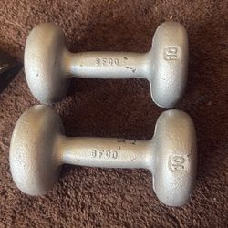 Vintage Bfco Dumbbells Old School Bun Head 