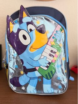Bluey 17” kids backpack new