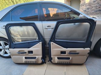 1997 to 2006 Jeep Wrangler TJ complete have hard doors with upper skins