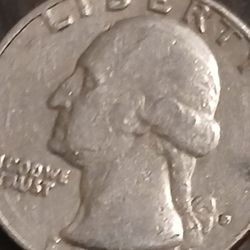 1981 Blob Mint Mark IN Cod  Error Quarter 
