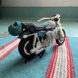 Vintage 1981 Matchbox Harley Davison Pull String Toy