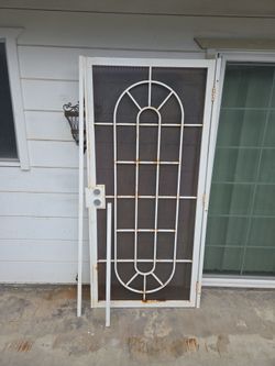 Security screen door 36"