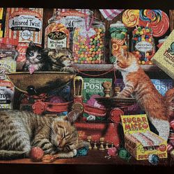 Buffalo Charles Wysocki Cats Puzzle(all Pieces Accounted For)