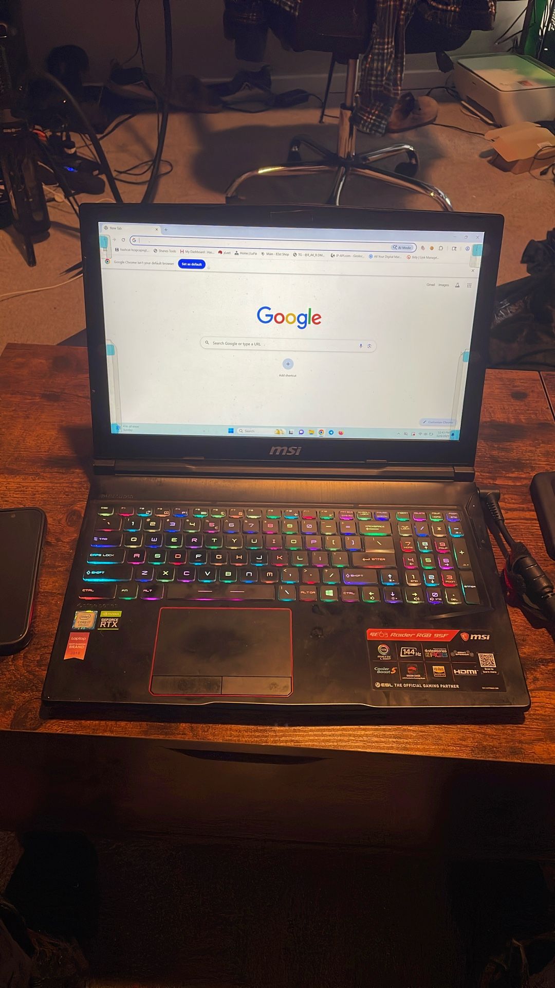 MSI GAMING LAPTOP $600 OBO NO CASH ONLY NO TRADES