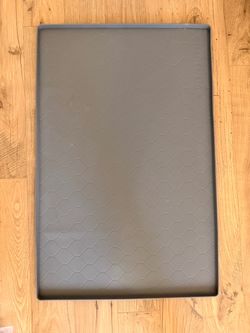 Waterproof Under Sink Mat 34" x 22" Silicone Mat Dark Gray