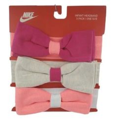 3 Pack of Nike Baby Girl Headbands