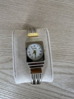 Chico’s Bracelet Cuff Watch – Stainless Steel Back, Japan Movement