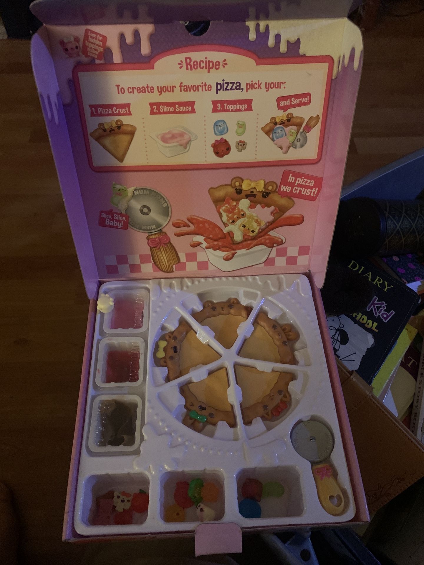 Num Noms Snackables Pizza Theme Kit with Scented Slime Surprises call/txt32I(contact info removed) Pickerstv ... 061924bx2