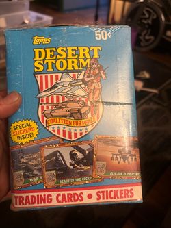 Topps Desert Storm Trading Cards Box