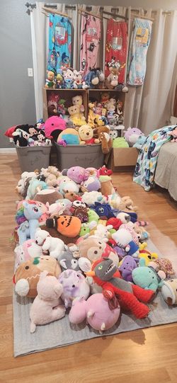 Plushie Stuffed Animals, Squishmallows, Disney 