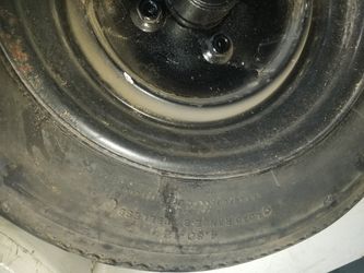 2 Trailer 4 Lug 12" Rims And Tires Bad 4.8 x 12