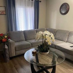 Sectional  Color Tan 100% Polyester  Resistan Steel  Suspension  Lasting Uniform  Support  