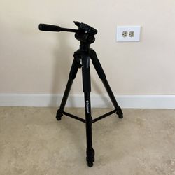 Polaroid 58” Adjustable Photo Or Video Camera Tripod 