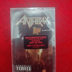 Sealed Anthrax Live Cassette
