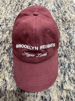 Zara Brooklyn Heights Hyper Local Rust Baseball Cap Hat Size M