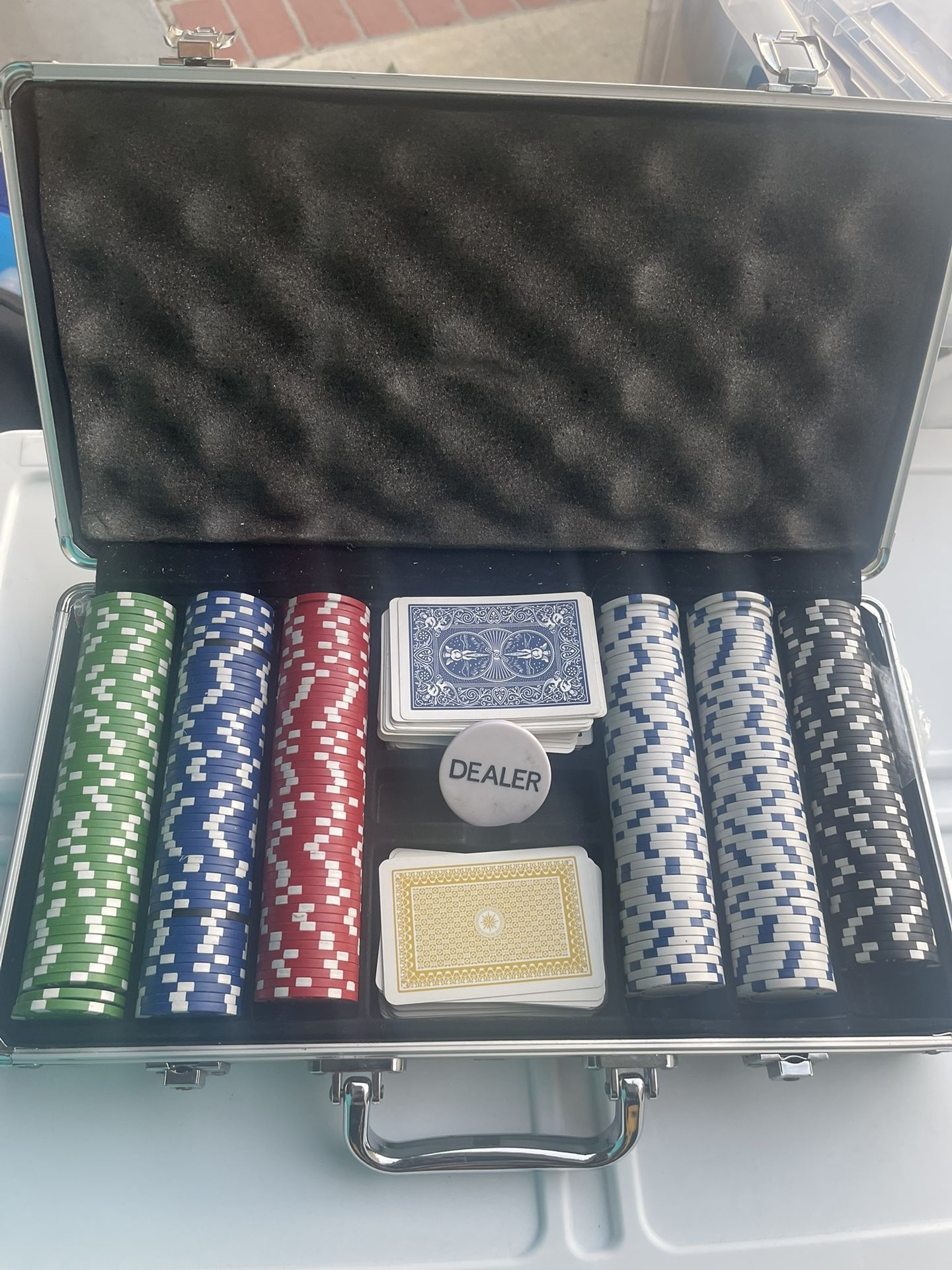 Poker Chip Set w/ Aluminum Carry Case – Complete Set