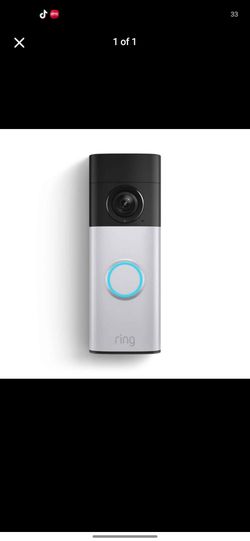 Ring Battery Doorbell Camera – Includes Charger & Extra Screws