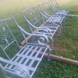 Wrought Iron Chairs  
