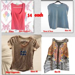 Women's Tops Bundle – 4 Pieces