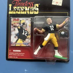 Vintage Terry Bradshaw Starting Line Up, Timeless Legends, 1995, Pittsburgh Steelers 
