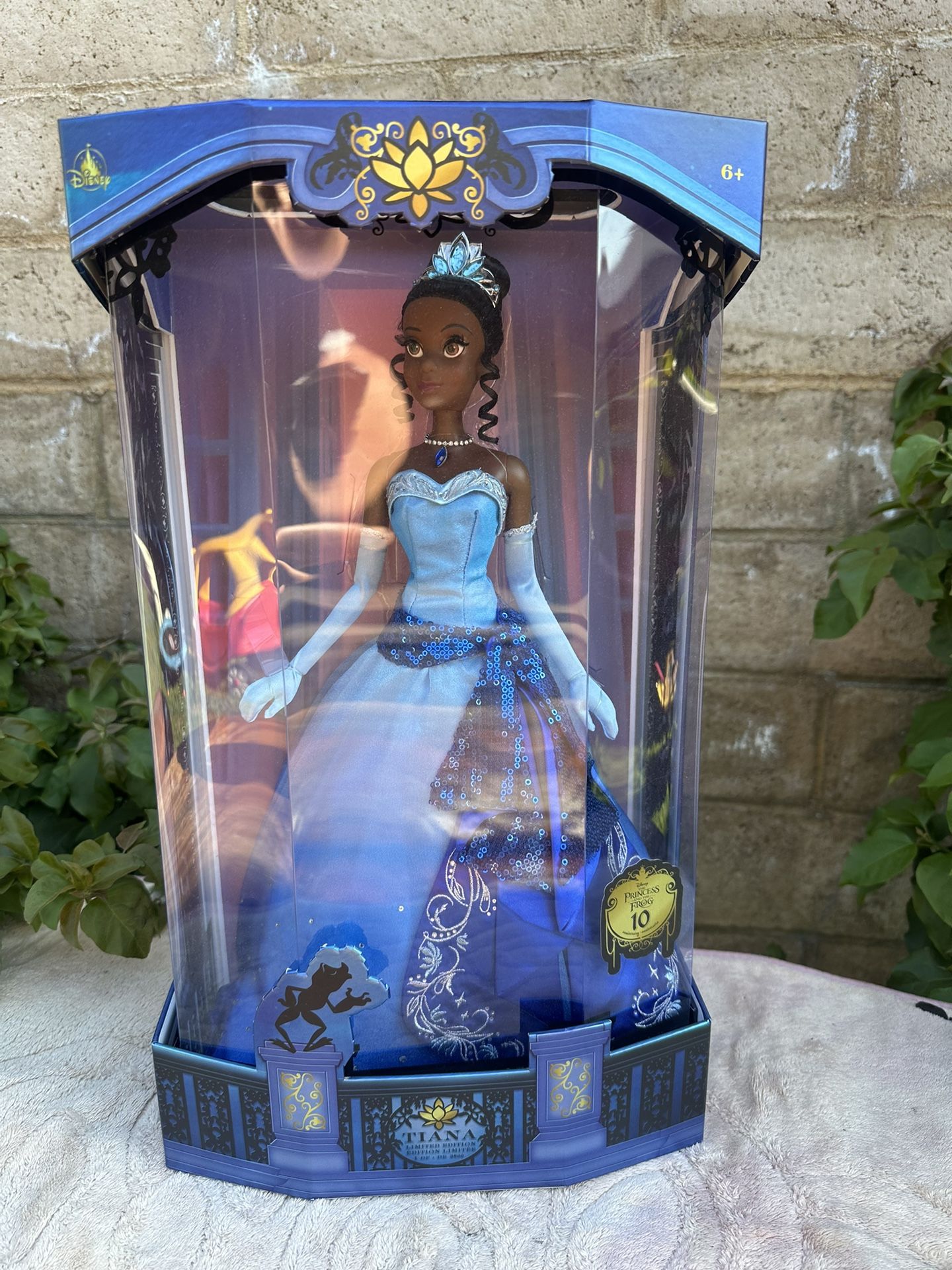 Disney Princess And The Frog Tiana Limited Edition Doll Blue Dress 17
