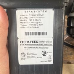 Chem-feed Model C-1500N