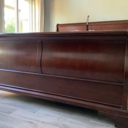 FREE HARDWOOD CAL KING BED FRAME
