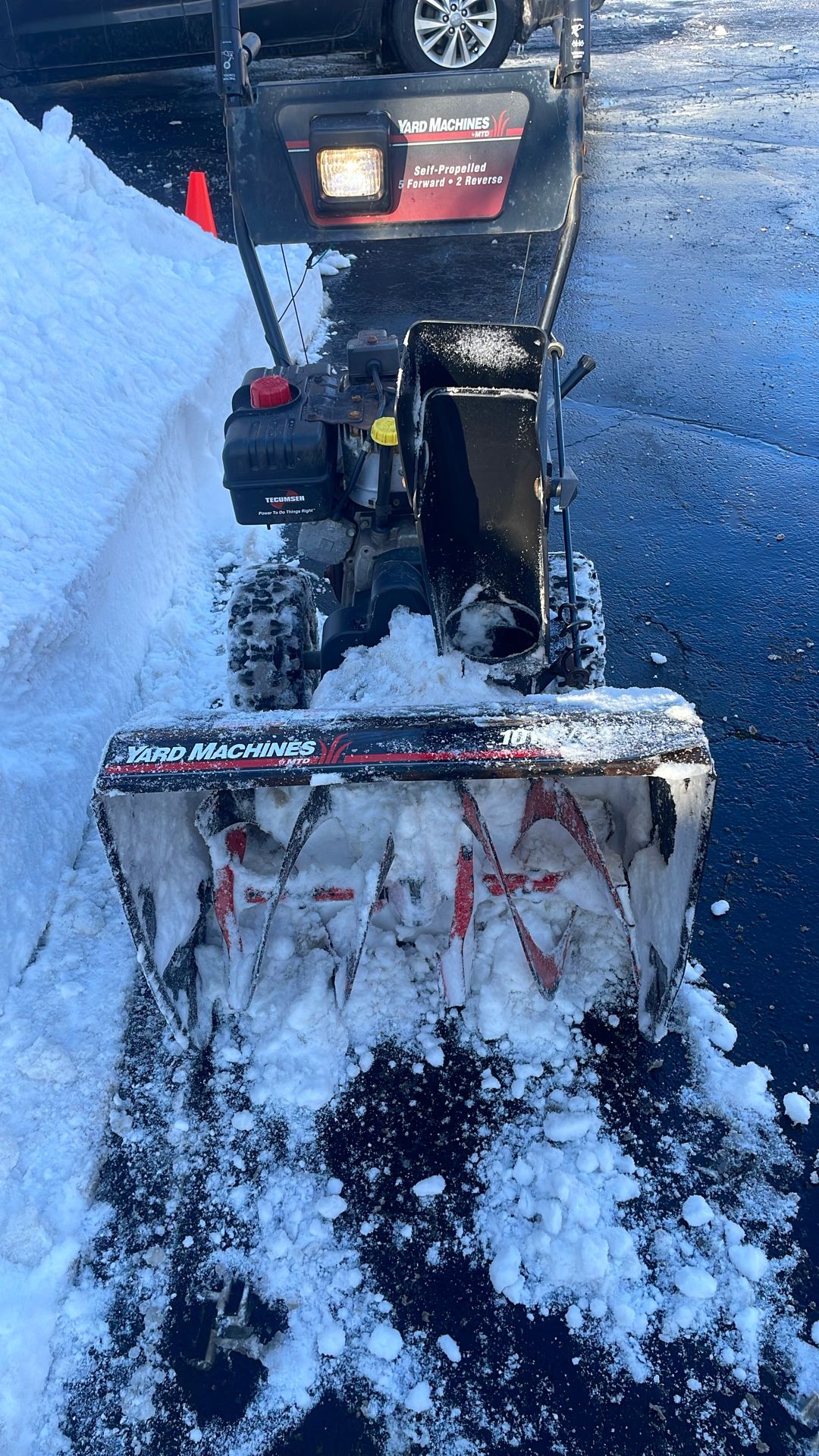 Snow blover elektricik starter gas pover