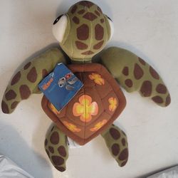 Disney Finding Nemo Squirt Turtle Plush 