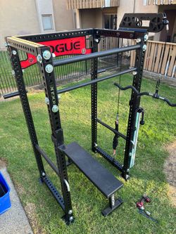 ROGUE RM-3 MONSTER WEIGHTS RACK 2.0 WITH EXTRA ACCESSORIES