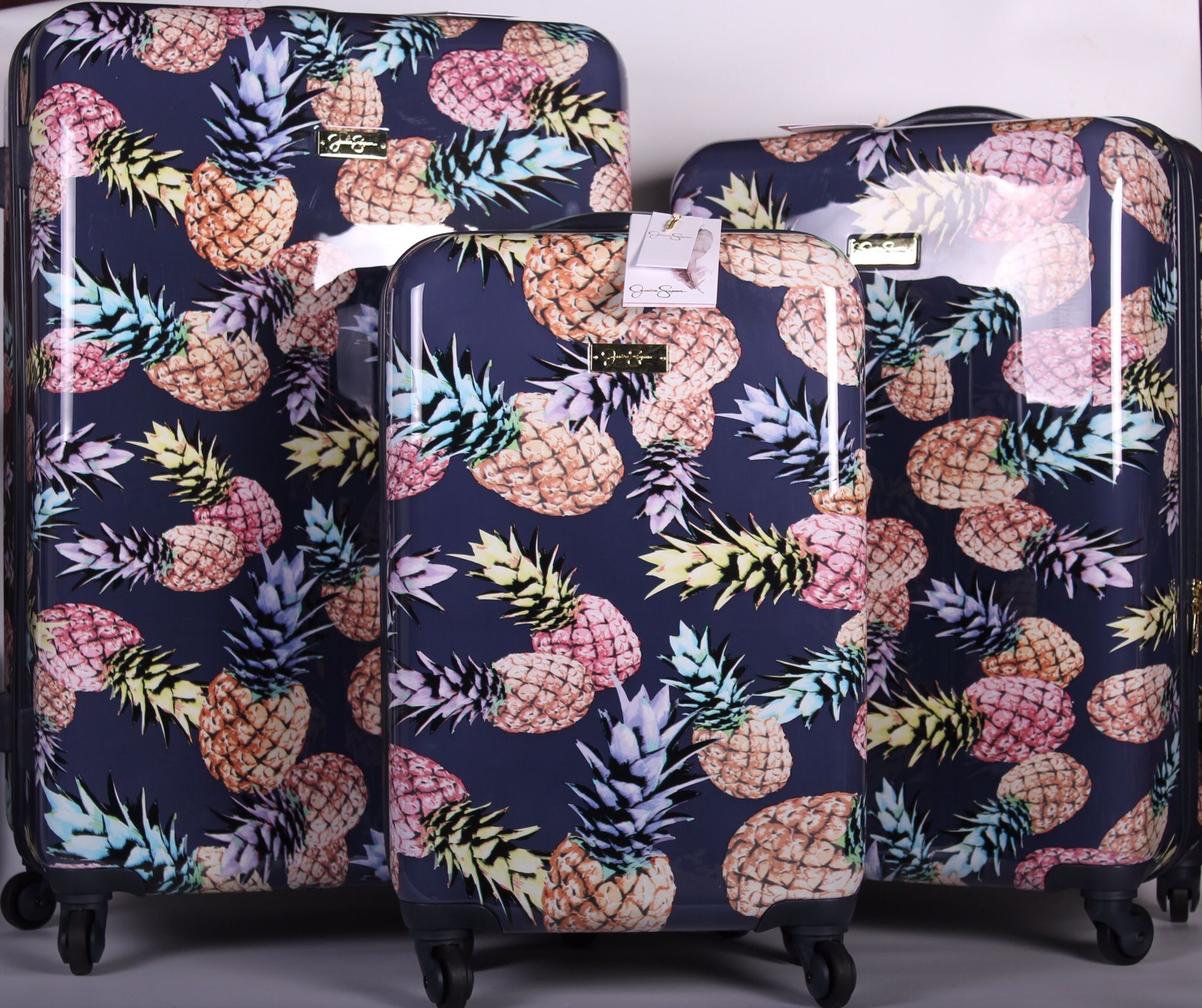 Pineapple luggage cheap jessica simpson