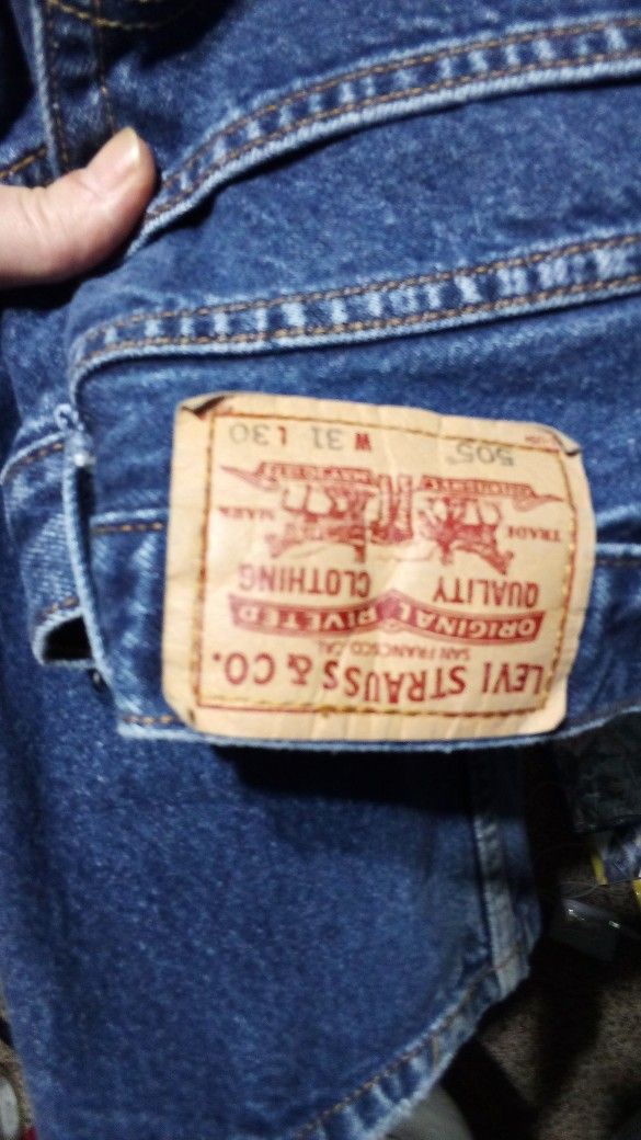 Levi Strauss 505 Regular Fit Jeans