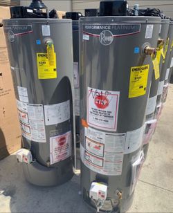 New Water Heater Rheem Performance Plus