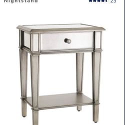 Set of Hayworth Mirrored Nightstands