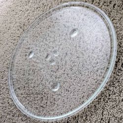 13.5" microwave oven replacement glass turntable rotating tray spinning plate revolving platter platform