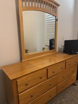 Bed  Frame, nightstand (1) and Vanity)