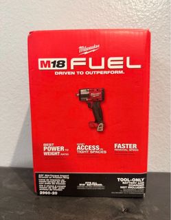 New Milwaukee M18 Fuel 3/8 Mid Torque Impact Wrench