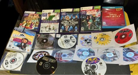20 Pc Xbox 360 PlayStation Ds and Nintendo Wii U games
