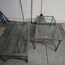 Coffee Table and 2 Side Tables