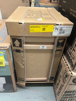Base cabinet unfinished 18” L x34.5” D x24” H