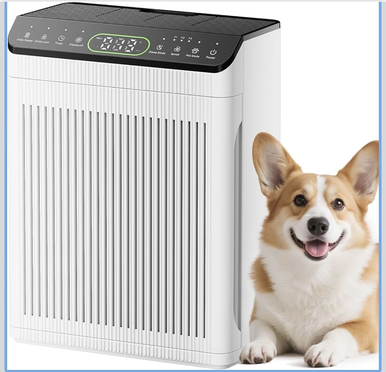 Air Purifiers for Home Large Room up to 2200sq.ft with Washable Filters, EVALIT Air Purifier for Bedroom with Fragrance, PM 2.5 Display Air Quality Se