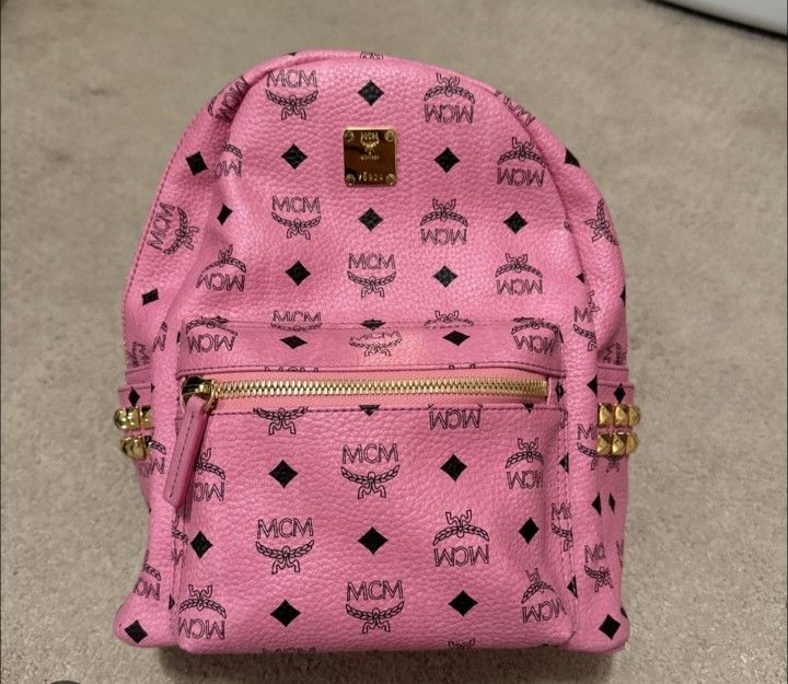 MCM Pink Backpack