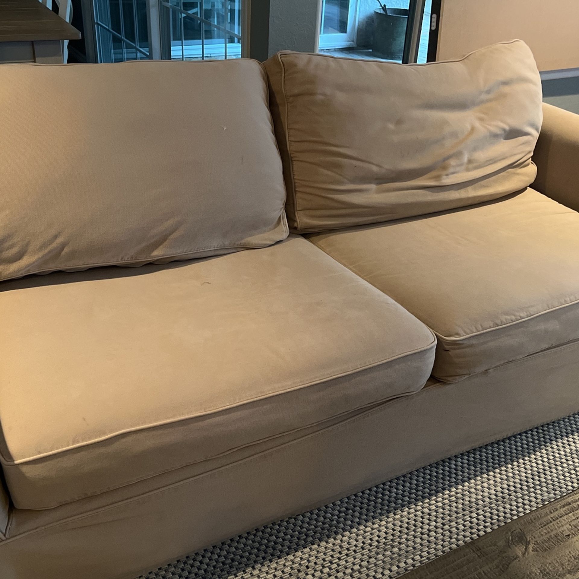 Pottery Barn Slipcovered Grand Armchair And Grand Sofa