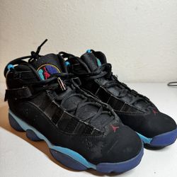 👟 Air Jordan 6 Rings Retro (GS) – Black/Blue