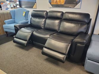 Black  Power Reclining Sofa