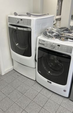 Maytag Washer and Dryer Sets Electric Automatic Heavy Duty
